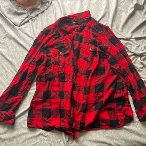 Torrid size 2 (18) red flannel